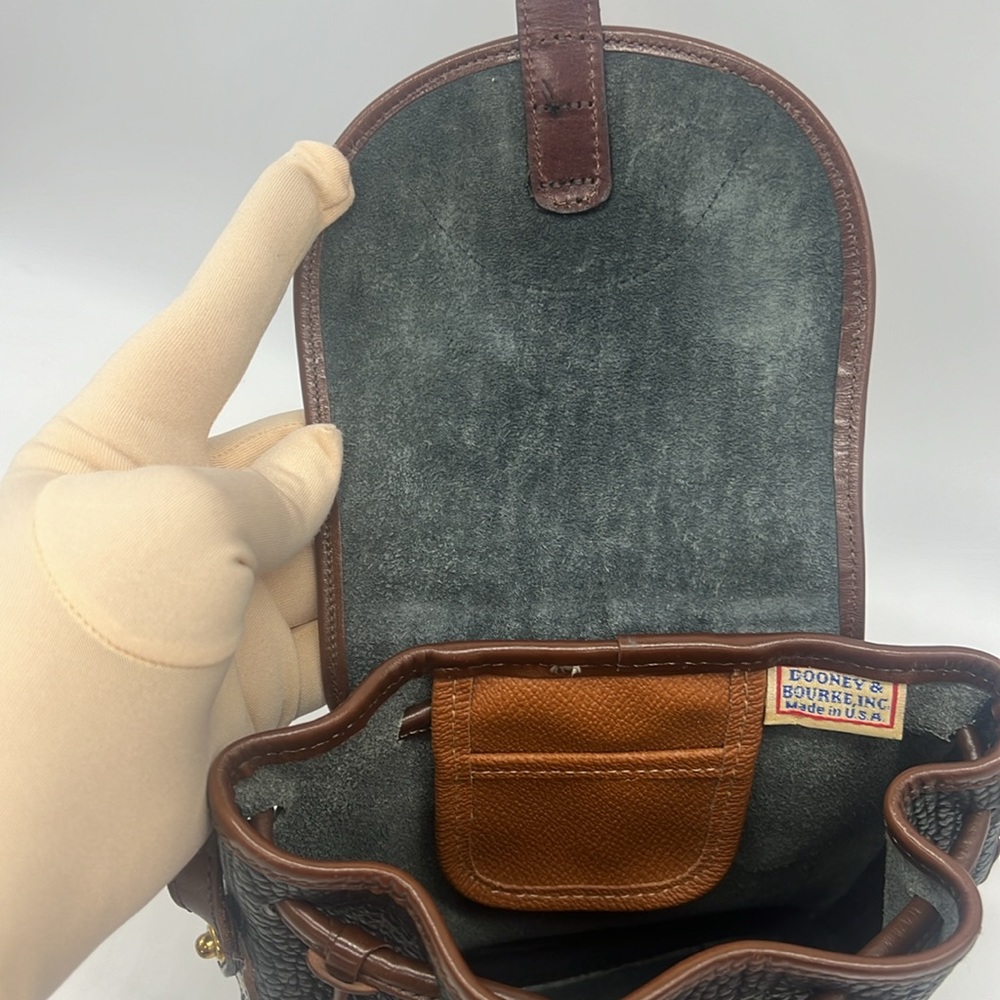 Dooney & Bourke Vintage AWL Mini Drawstring Flap Crossbody - Picture 7 of 15